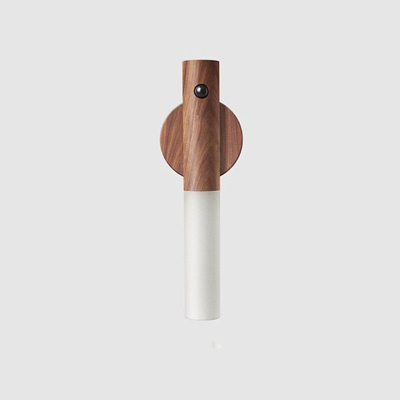 Lumina Wood Wireless LED USB-Rechargeable Motion-Sensor Night-Light
