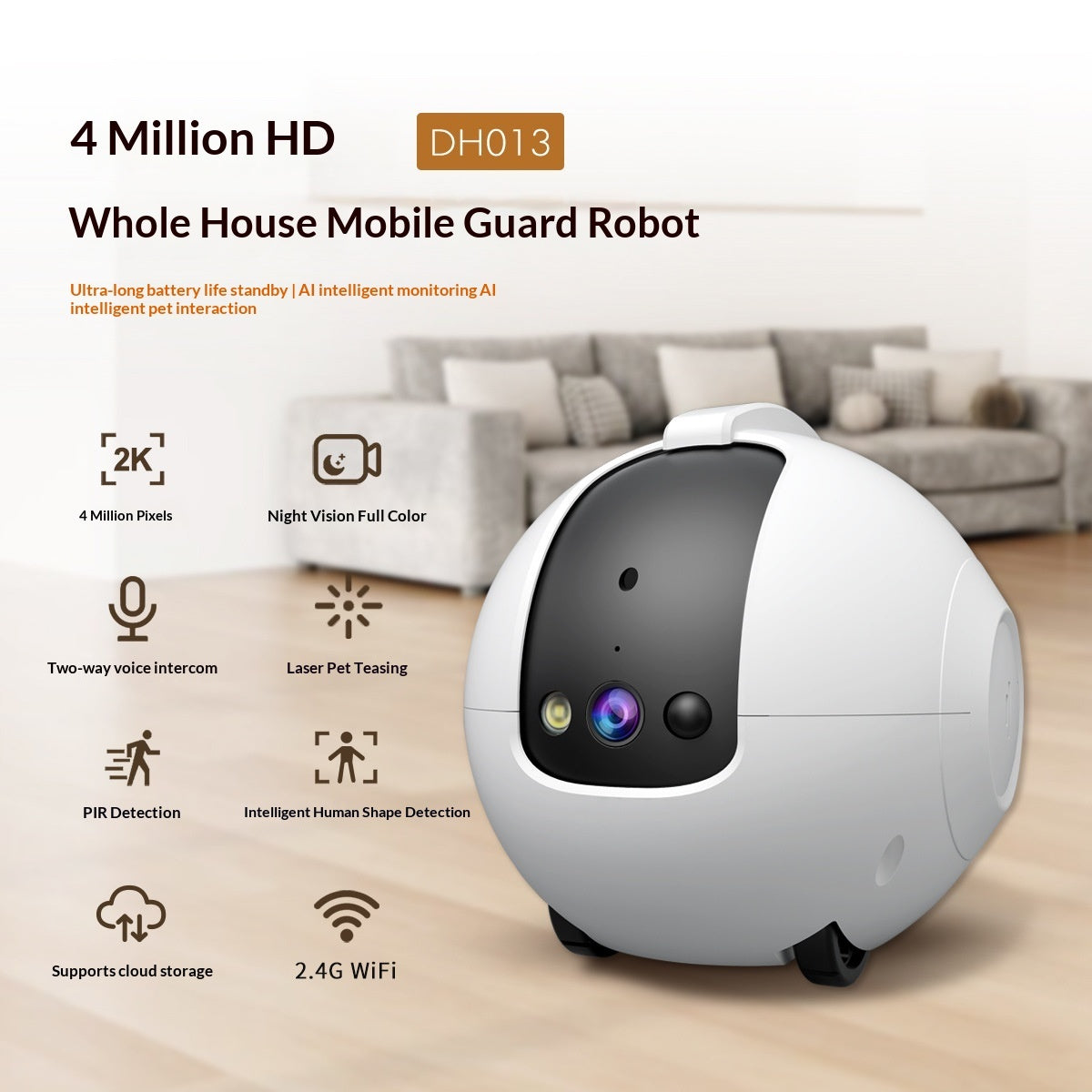 The Omni-Bot Elite AI Interactive Companion