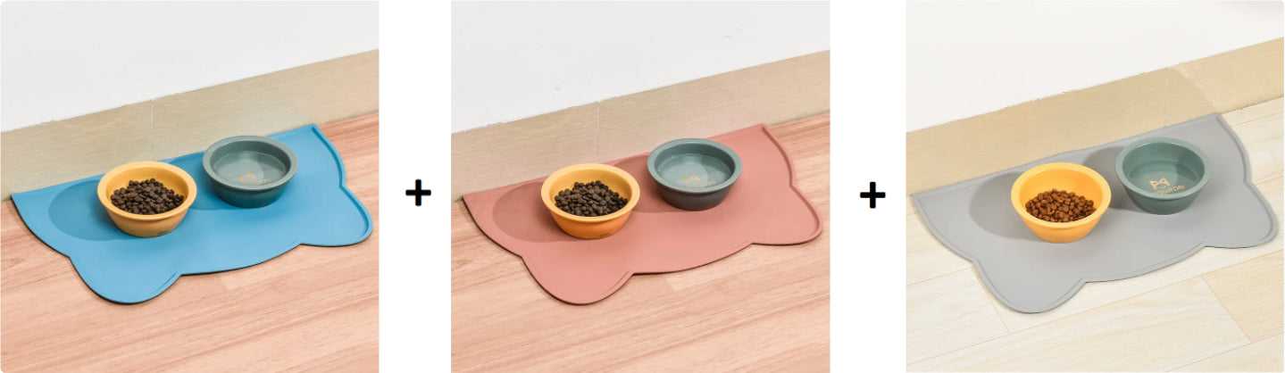 Scalloped-Edge Premium Silicone Pet Mat
