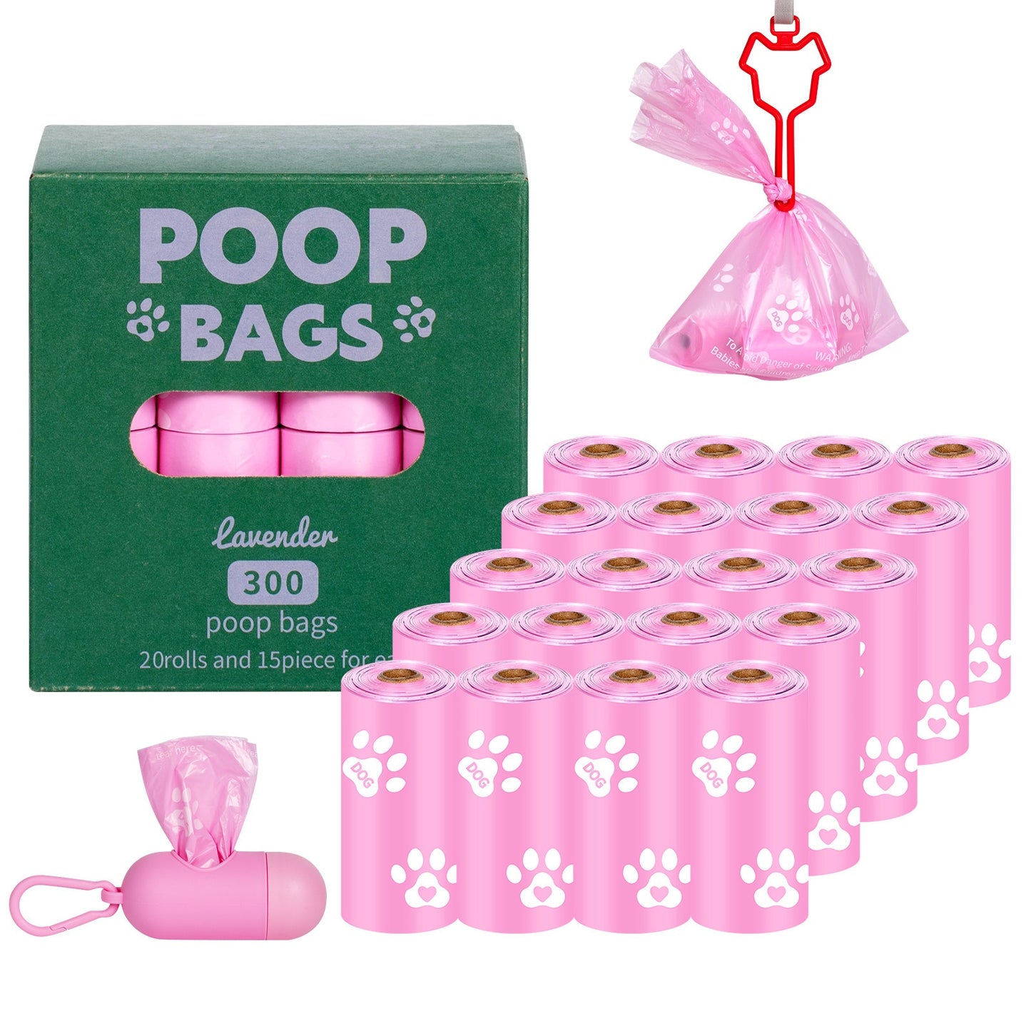 Eco-Guard Handle-Tie Degradable Waste-Bags