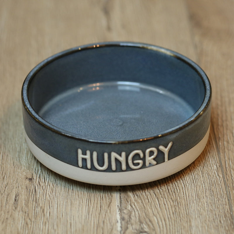 Classic-Script Premium Ceramic Pet Bowl