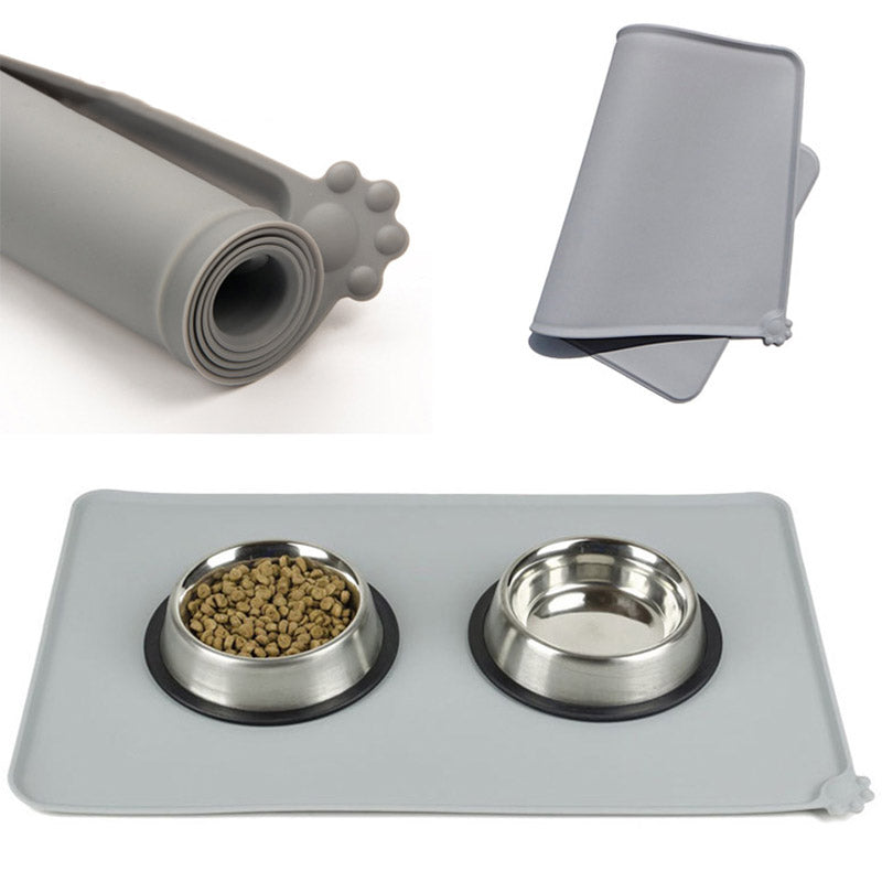 Minimalist-Edge Silicone Feeding Mat
