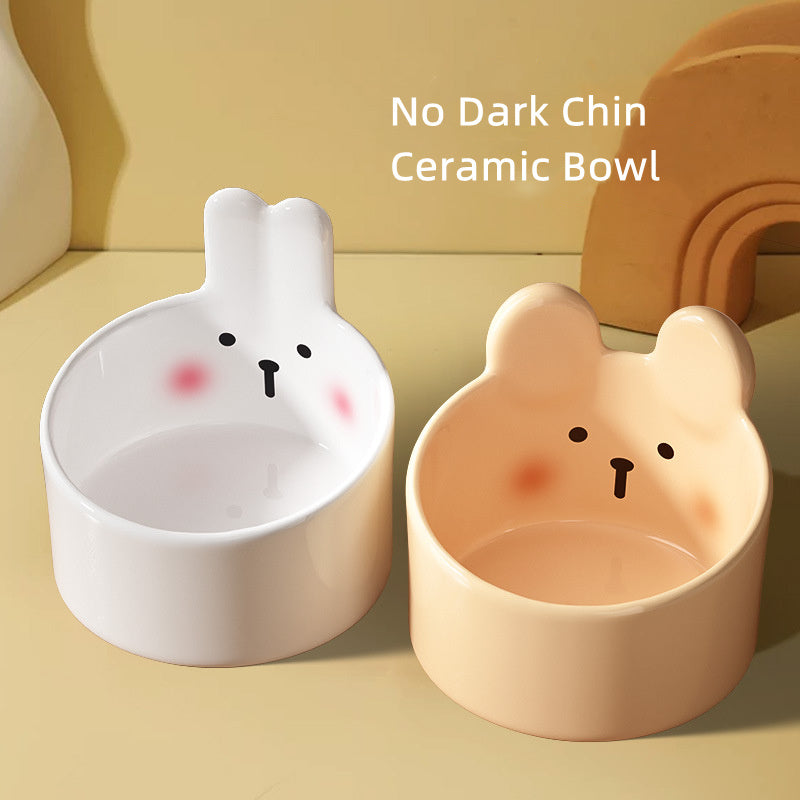 Soft-Tone Bear Sculpted Dining Basin