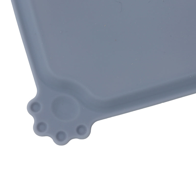 Minimalist-Edge Silicone Feeding Mat