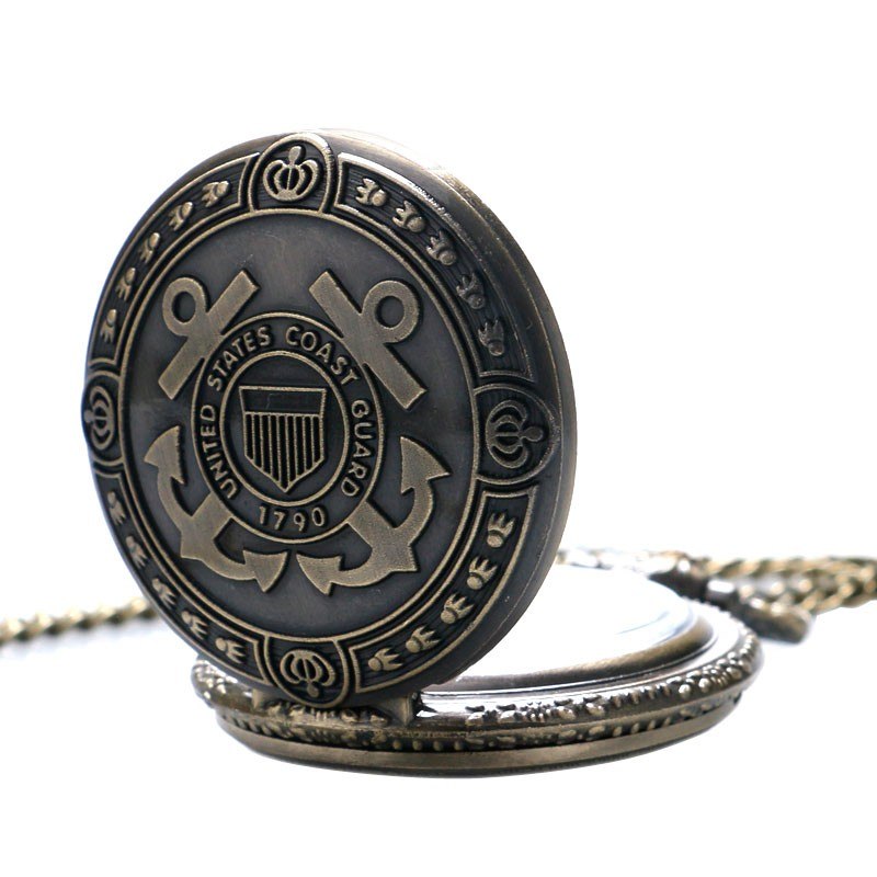 Heritage Bronze Coast-Guard Pocket Watch