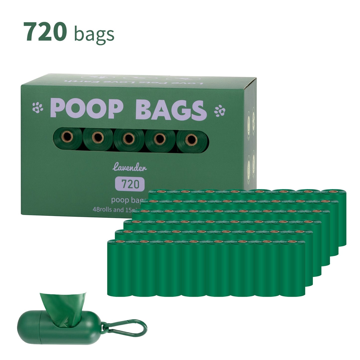 Eco-Guard Handle-Tie Degradable Waste-Bags
