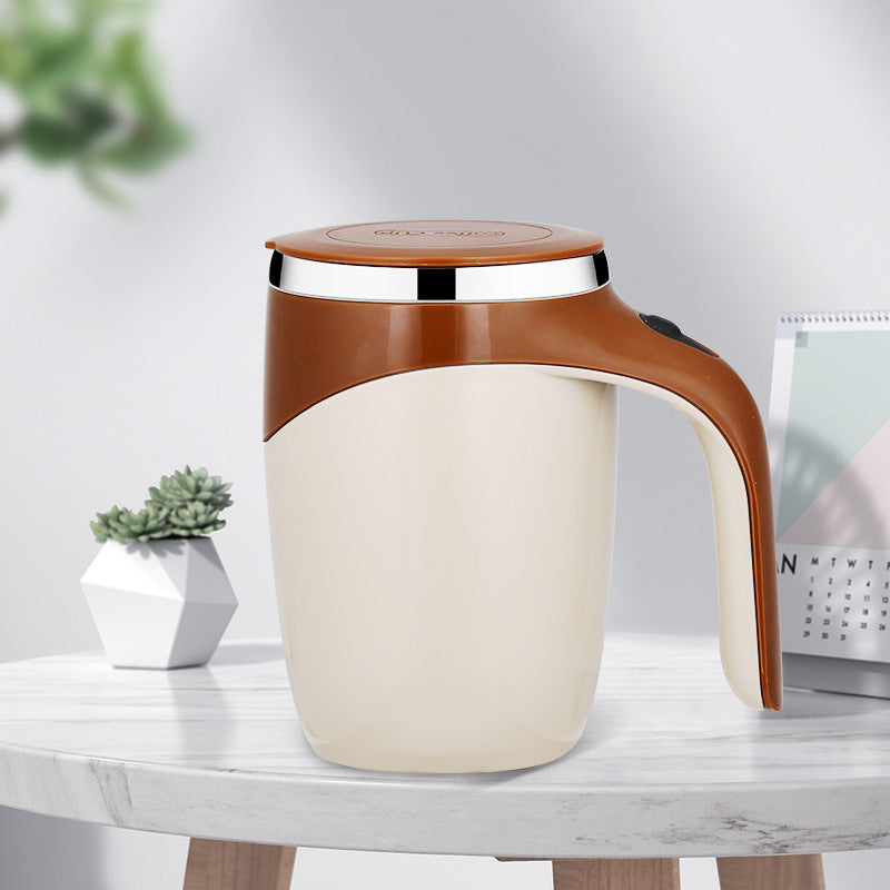 Kinetic-Core Rechargeable Magnetic-Stirring Cup