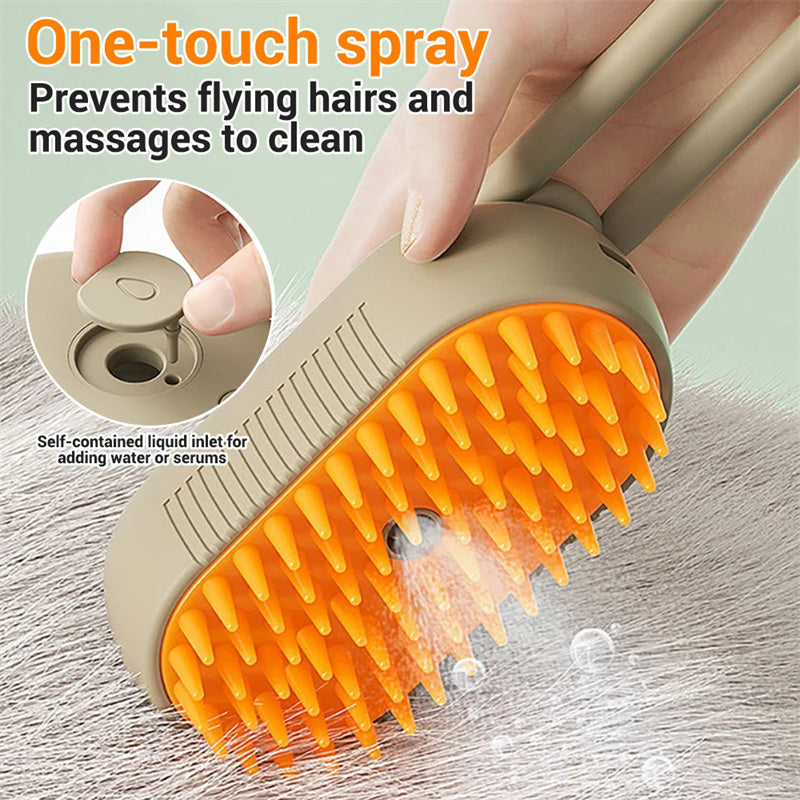 Hydro-Mist 3-in-1 Grooming & Massage Brush
