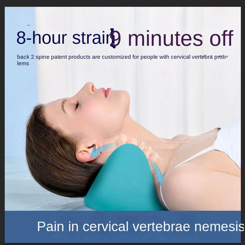Nekwervelmassagekussen Zwaartekracht Acupressuur Nekmassager Nekwervelkussen Nek-schoudermassagekussen Thuistractiecorrector
