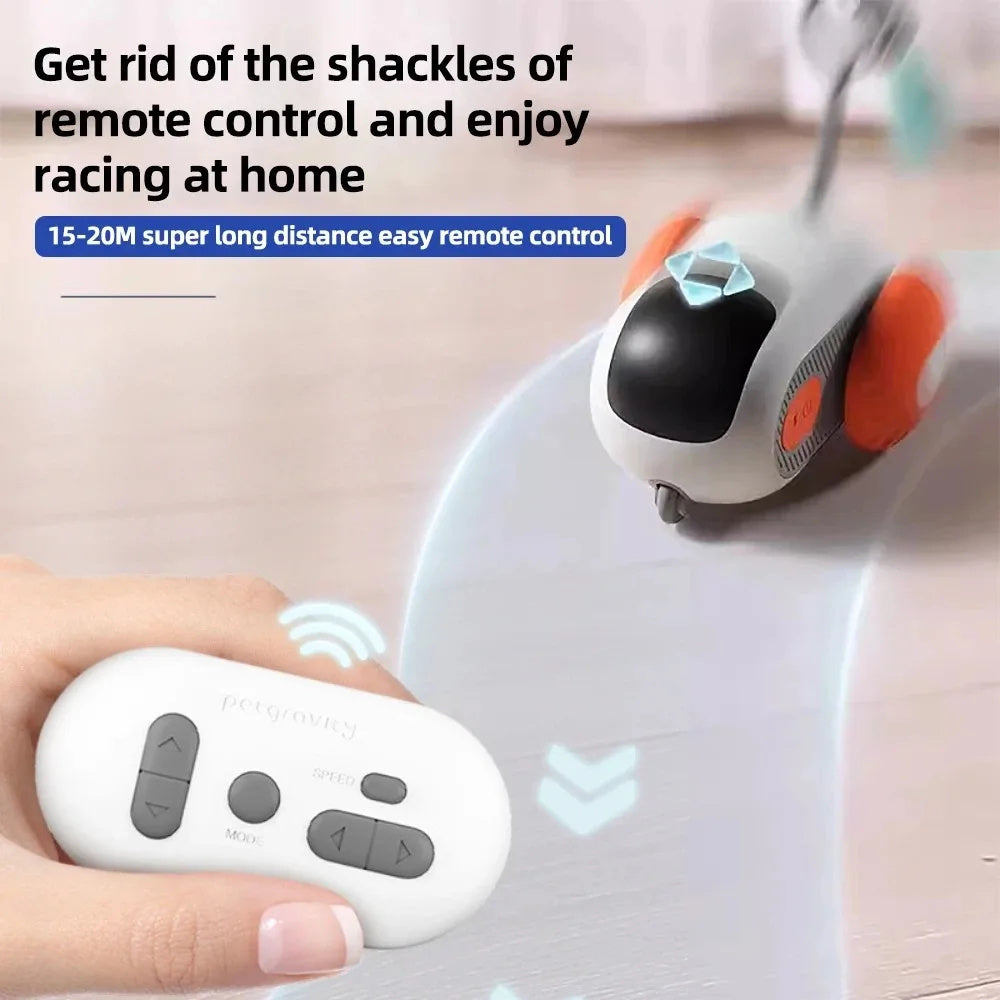 Swift-Drive Duel Mode Interactive Pet Car