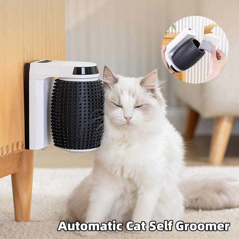 Silhouette-Corner Automatic Self-Grooming Scratcher