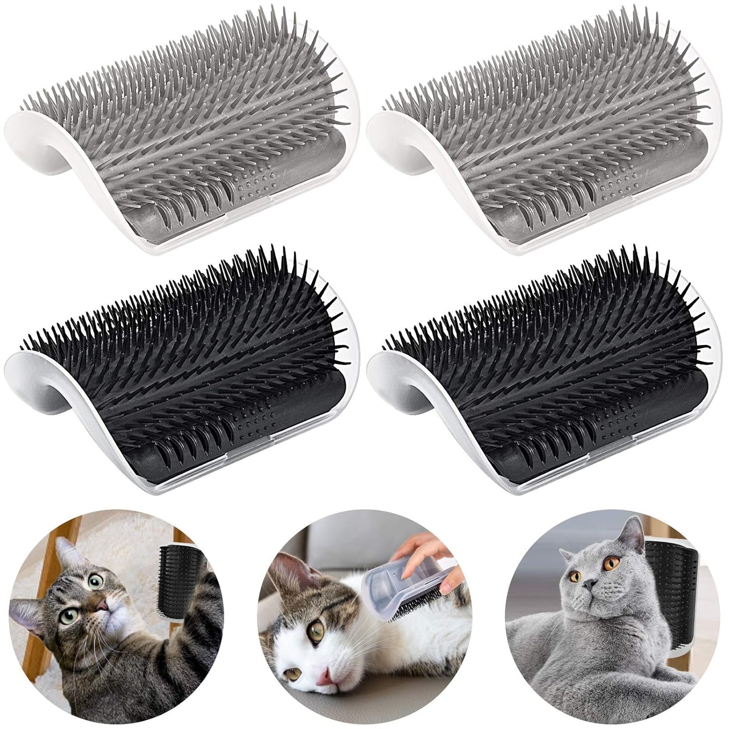 Interactive Self-Grooming Arch & Wellness Corner Massager