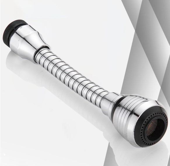 Kinetic-Flow Universal Faucet-Extender Filter