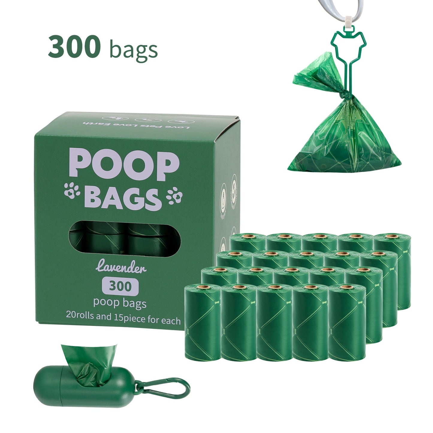 Eco-Guard Handle-Tie Degradable Waste-Bags
