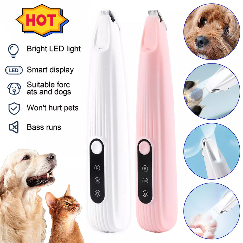 Huisdieren Efficiënte LED Scheerapparaat Kat Hond Poot Haar Elektrische Tondeuse Huisdierproducten