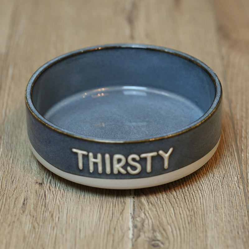 Classic-Script Premium Ceramic Pet Bowl