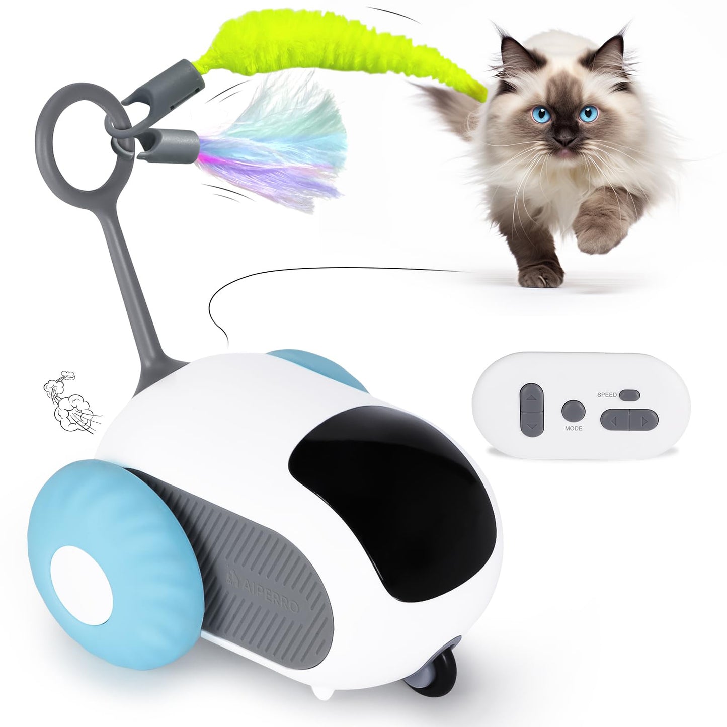 Swift-Drive Duel Mode Interactive Pet Car