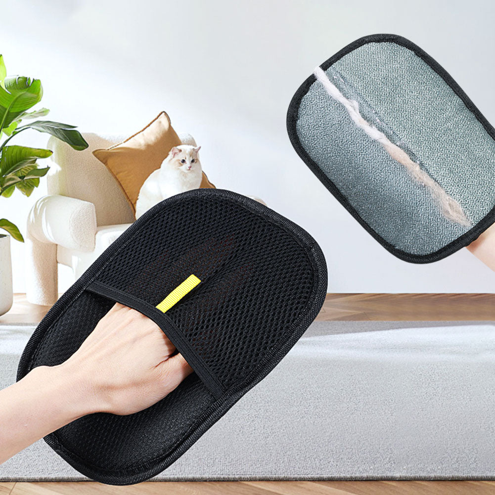 Pet Hair Remover Mitt Verwijder Handschoenen Voor Dierenhaar Ontwolborstelhandschoen Voor Hond Kat Konijn Met Lang Kort Krullend Haar