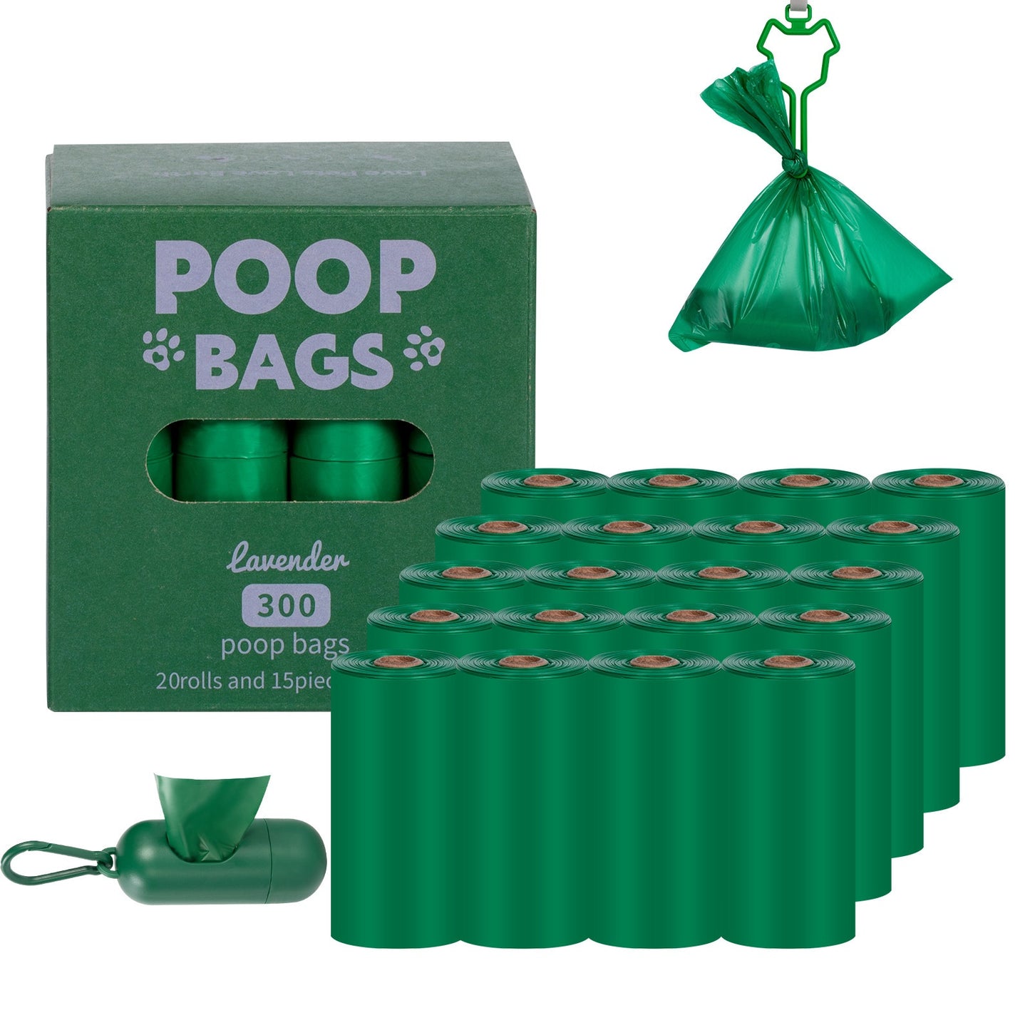 Eco-Guard Handle-Tie Degradable Waste-Bags