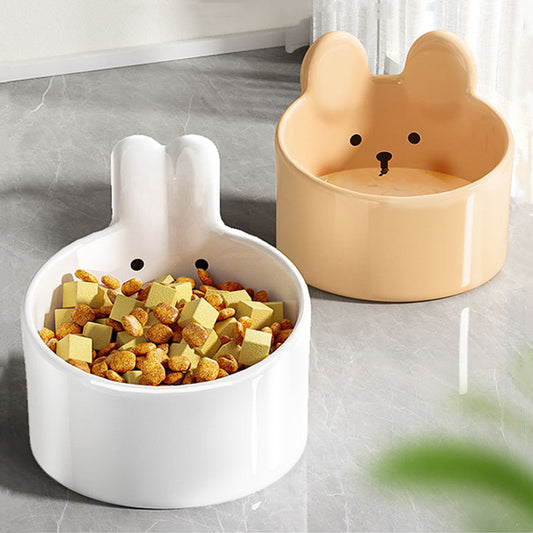 Soft-Tone Bear Sculpted Dining Basin