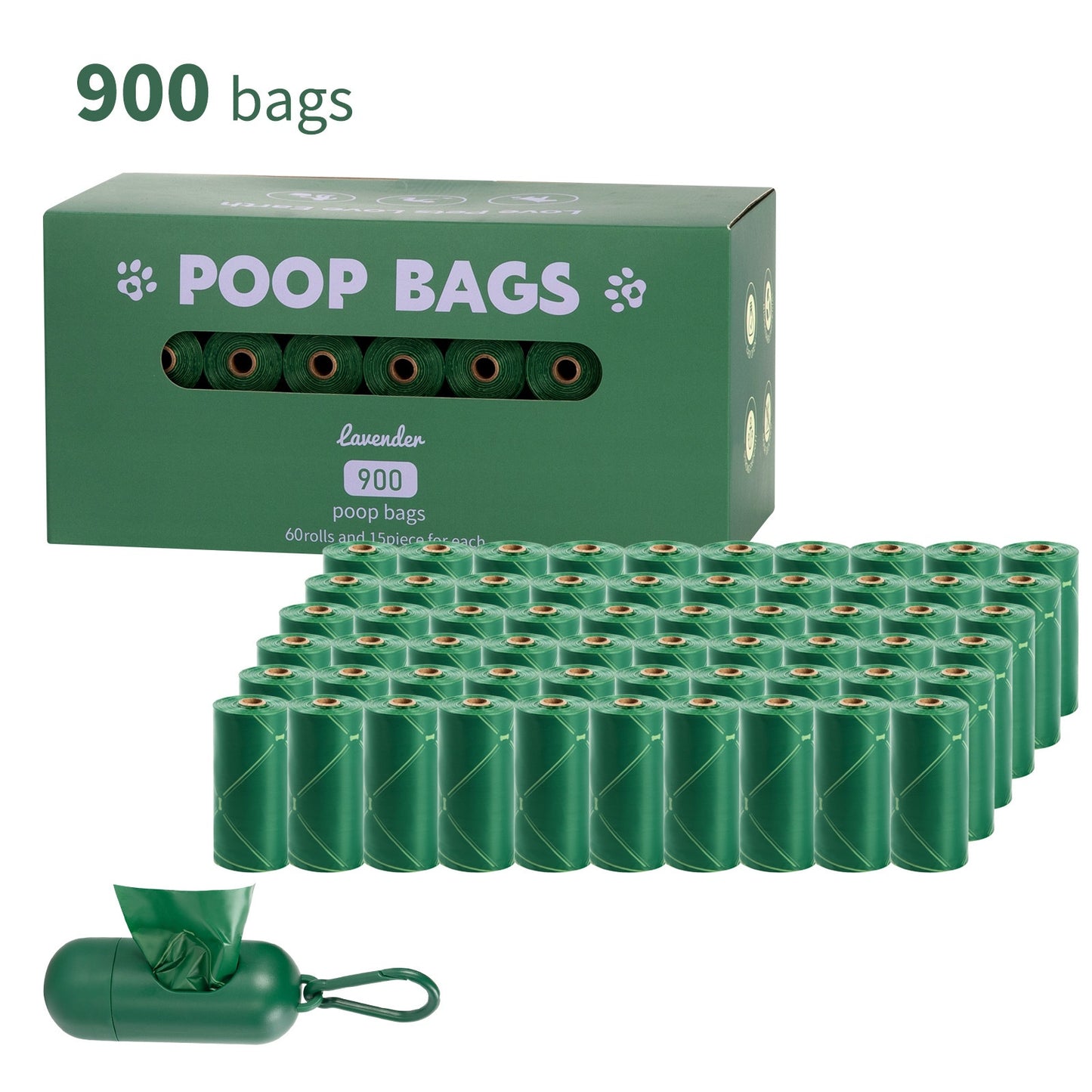 Eco-Guard Handle-Tie Degradable Waste-Bags