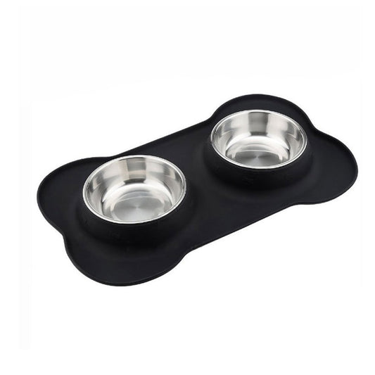 Bone-Silhouette Silicone Dining Station