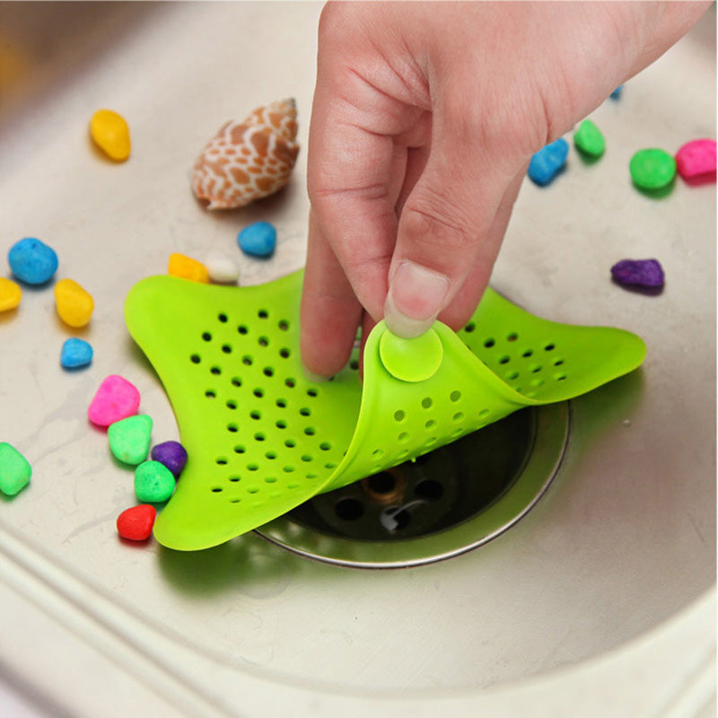Starfish Silicone 3-Piece Drain-Filter Set