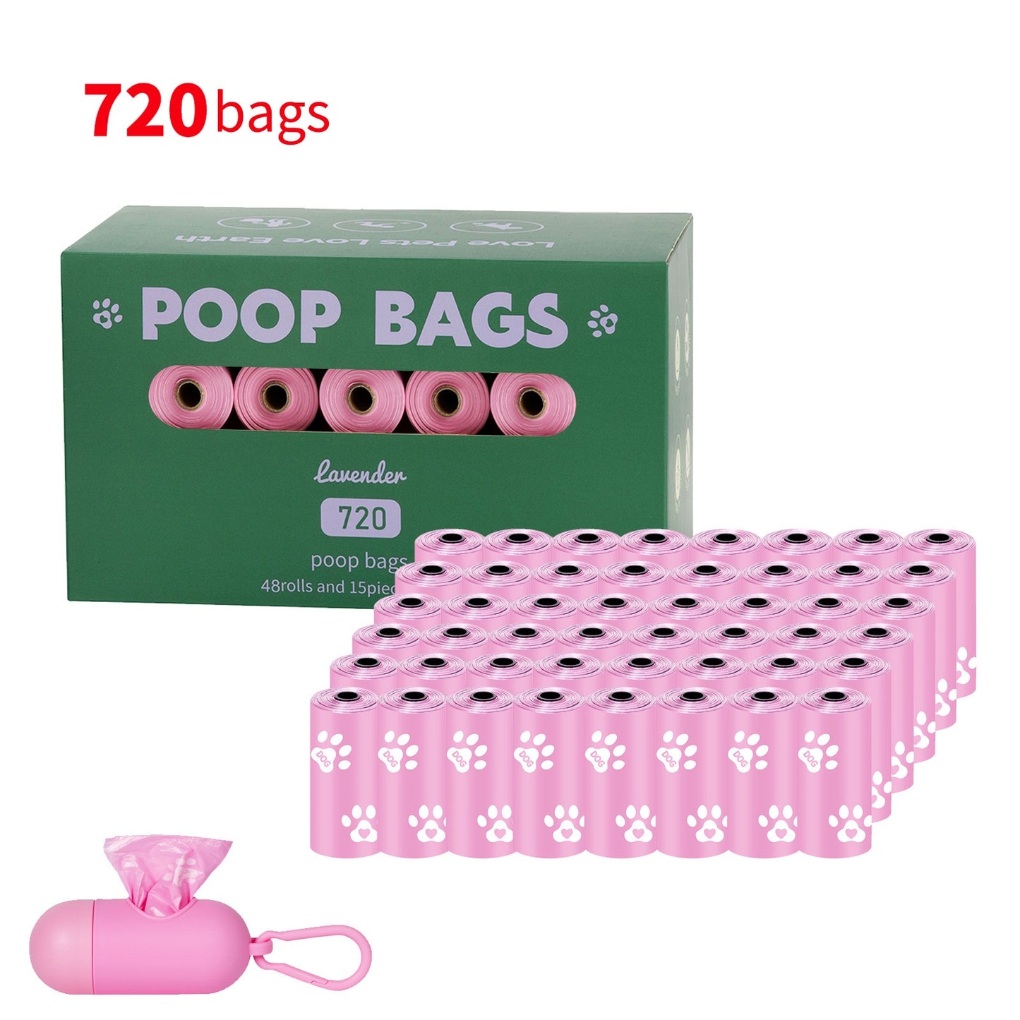 Eco-Guard Handle-Tie Degradable Waste-Bags