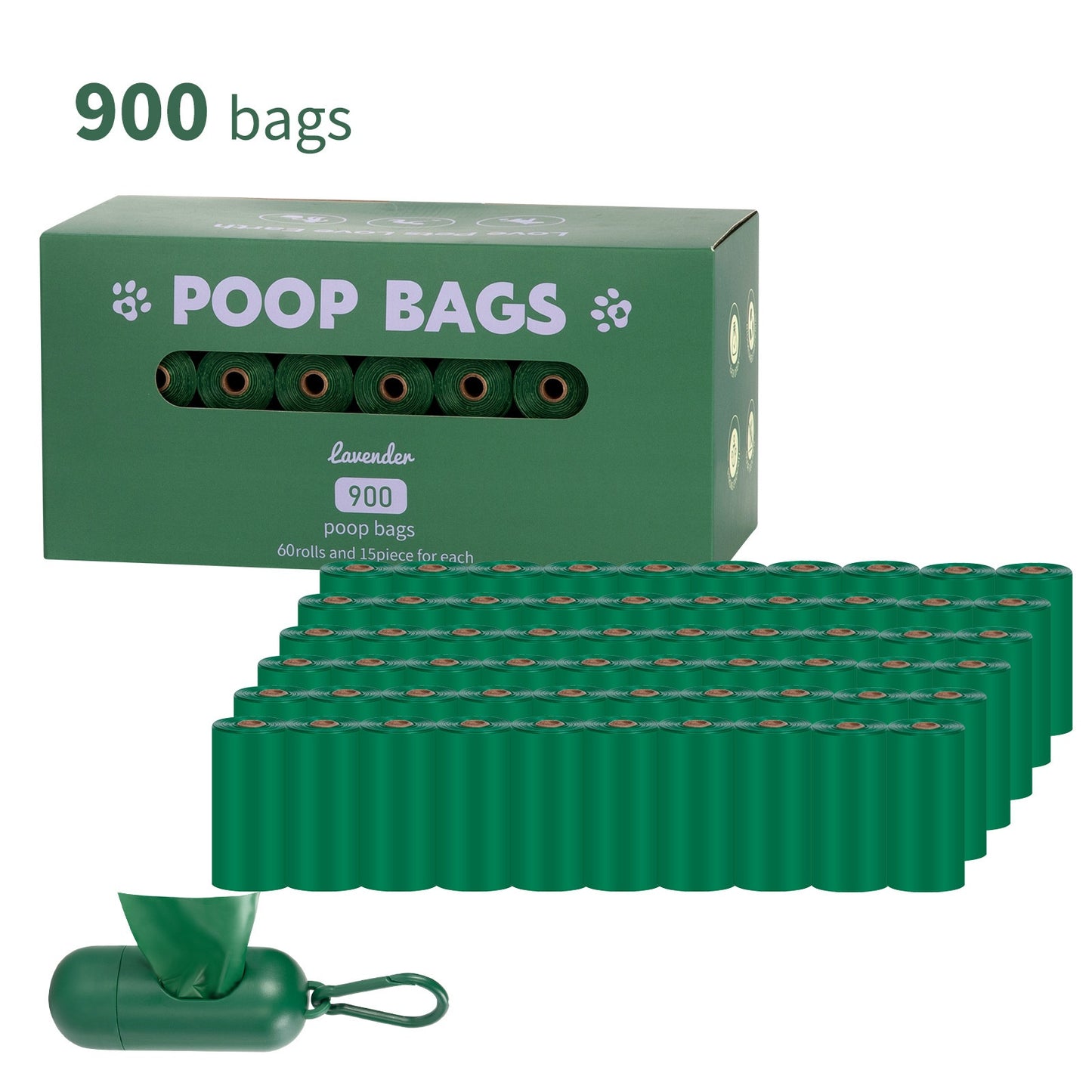 Eco-Guard Handle-Tie Degradable Waste-Bags