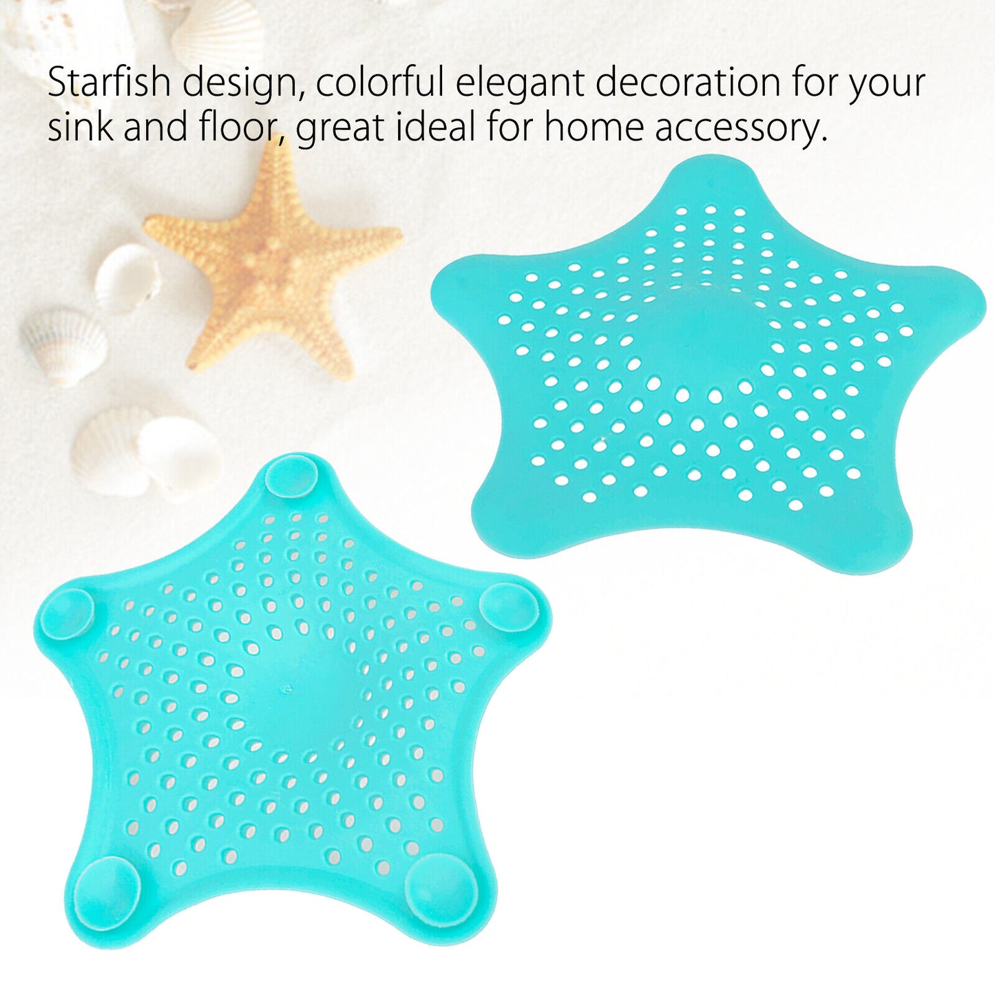 Starfish Silicone 3-Piece Drain-Filter Set
