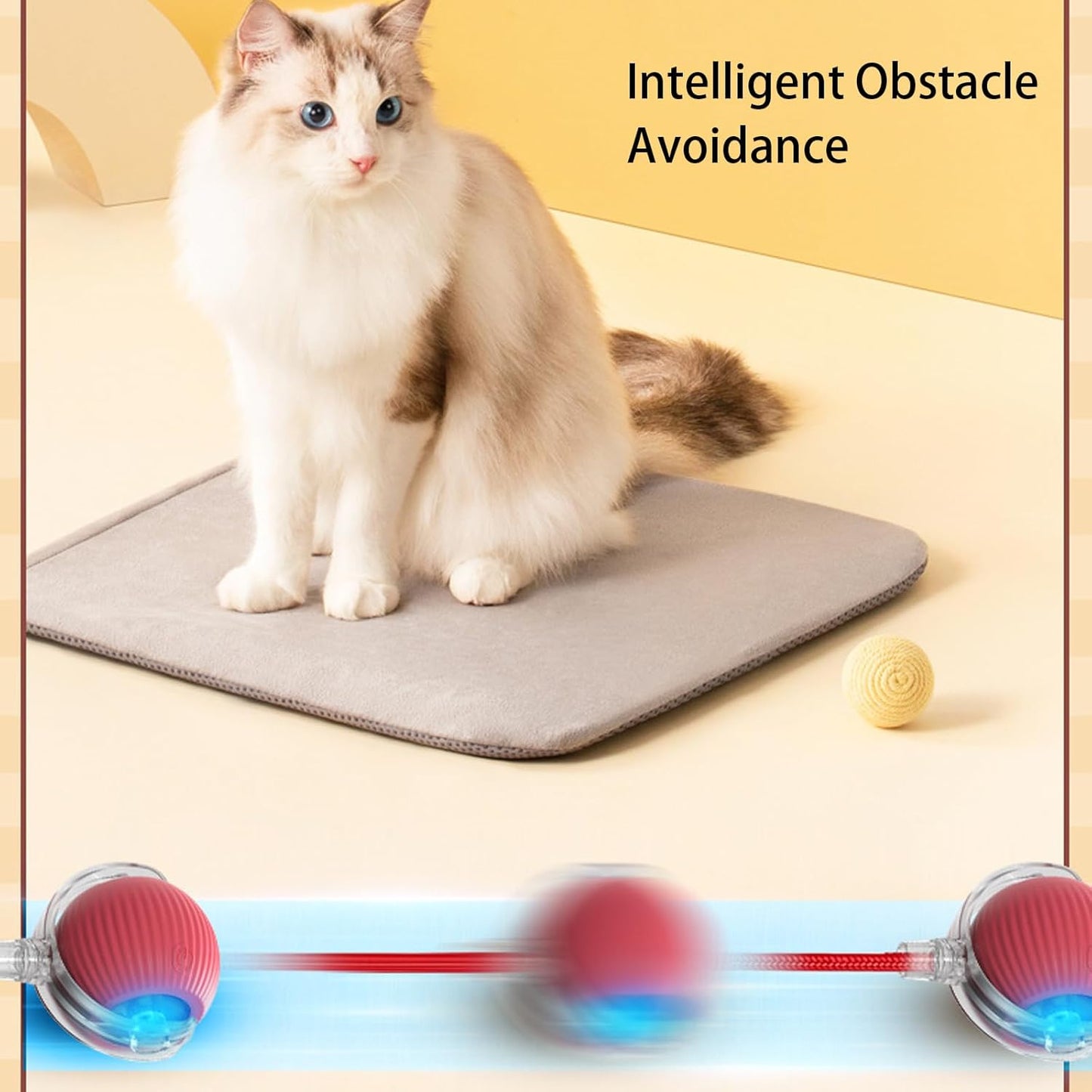 Active-Roll Smart Interactive Pet Ball