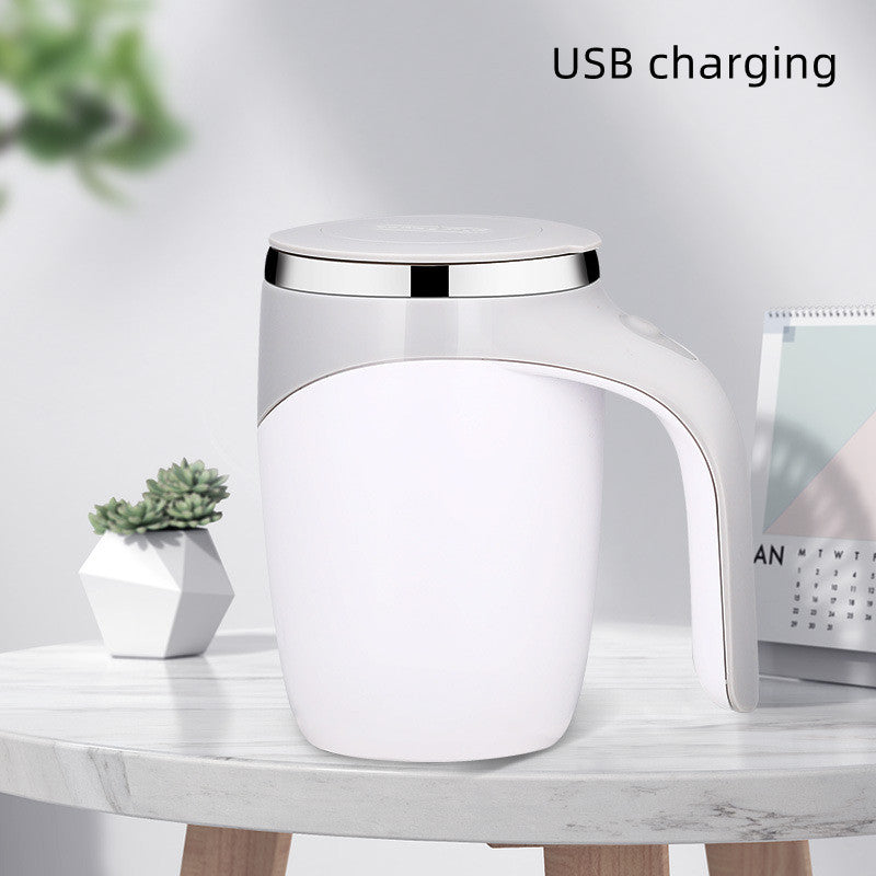 Kinetic-Core Rechargeable Magnetic-Stirring Cup