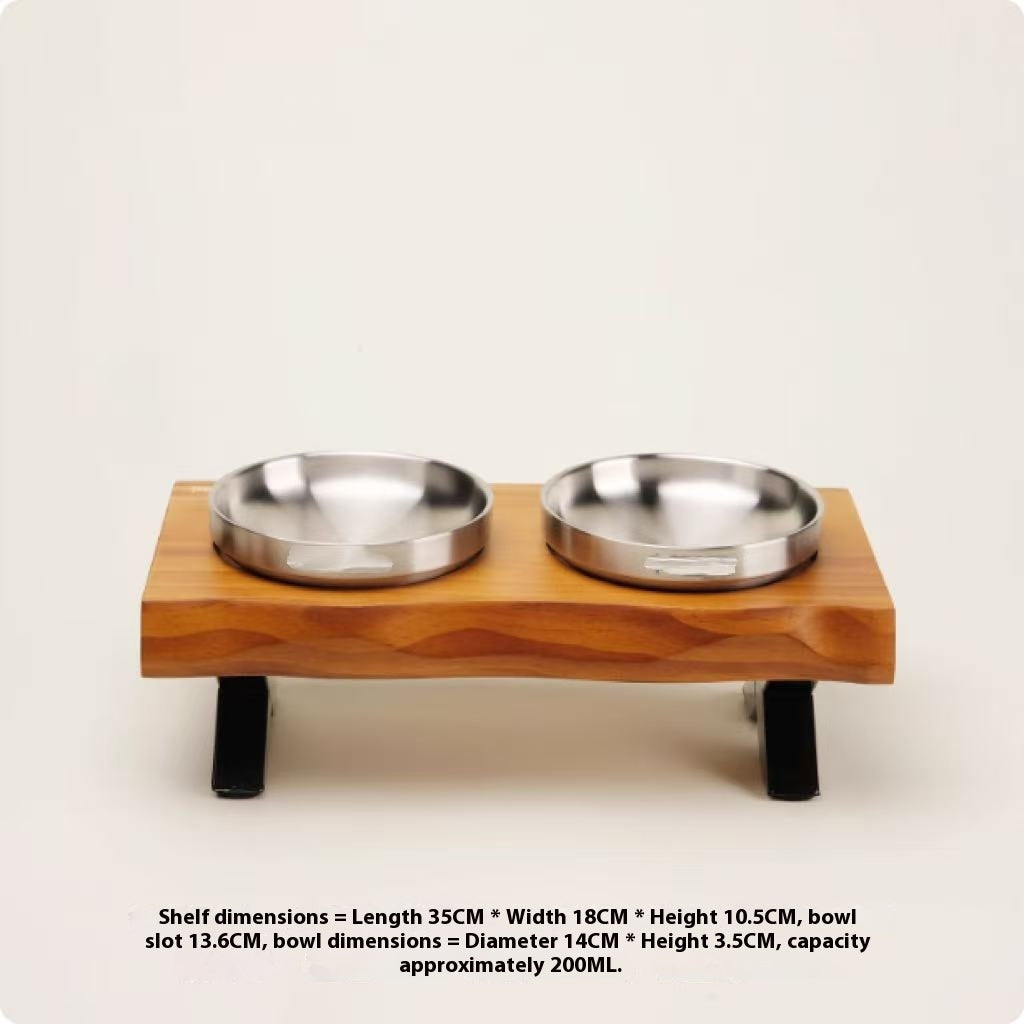 Timber-Arc Ceramic Dining Station