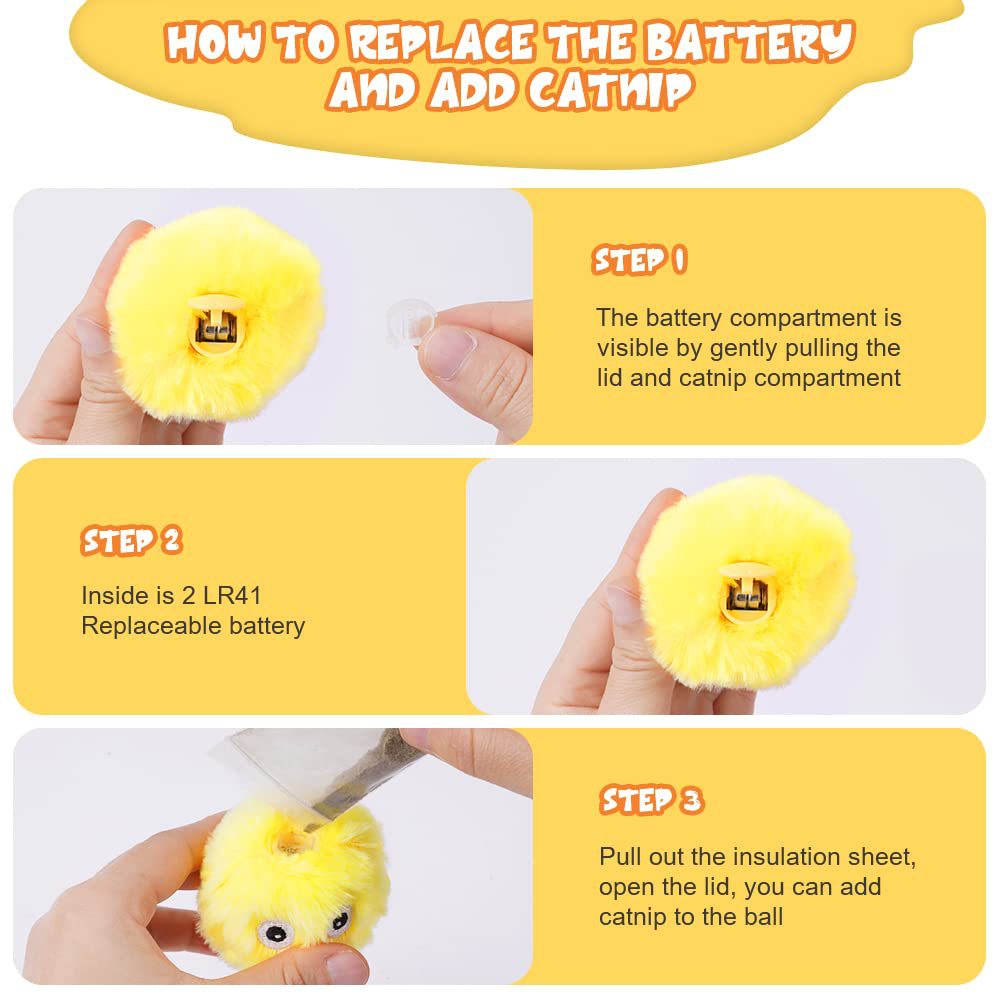 Plush-Chirp Smart Interactive Pet Toy