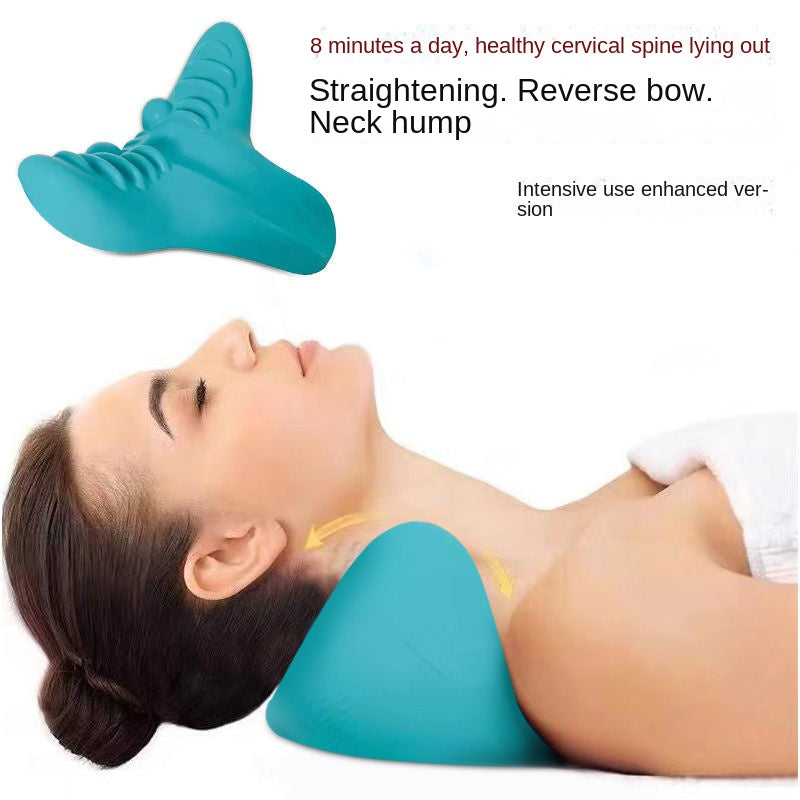 Nekwervelmassagekussen Zwaartekracht Acupressuur Nekmassager Nekwervelkussen Nek-schoudermassagekussen Thuistractiecorrector