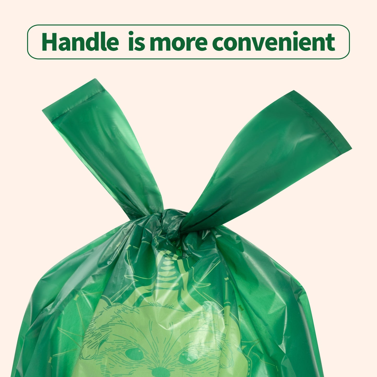 Eco-Guard Handle-Tie Degradable Waste-Bags