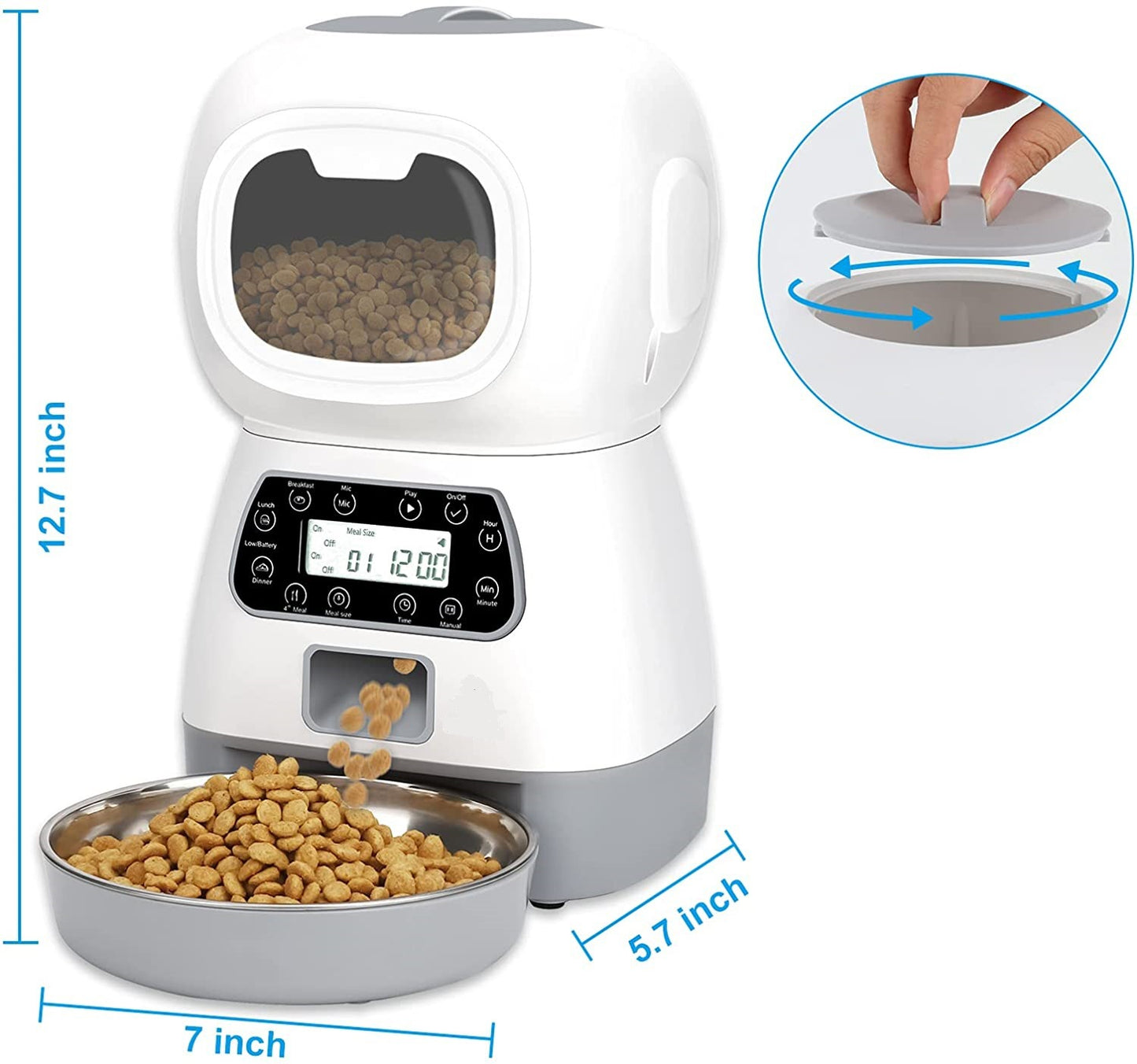 The Harmony Series | App & Timer Controlled Single, Dual Bowl Smart Feeder