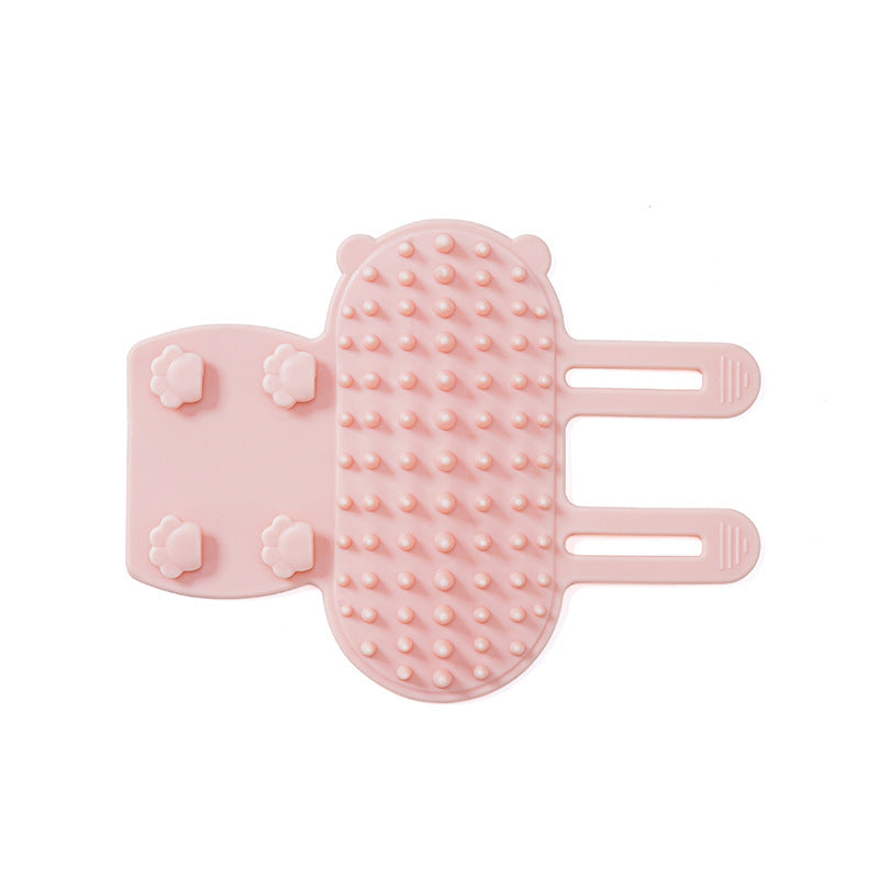 Silhouette-Corner Elastic-Strap Self-Groomer
