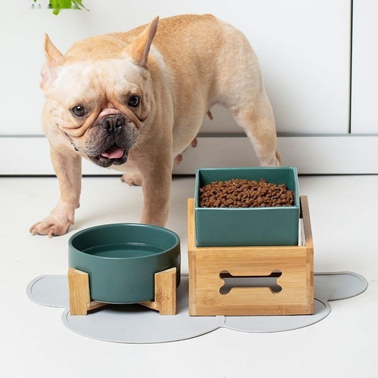 Terra-Modern Wood & Ceramic Dining Series