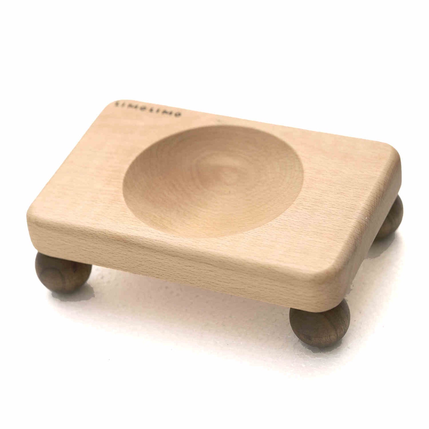 Natural Oak Artisan Pet Dining Set
