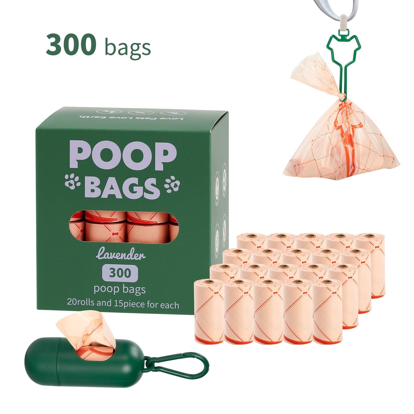 Eco-Guard Handle-Tie Degradable Waste-Bags