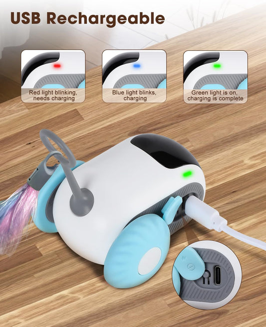 Swift-Drive Duel Mode Interactive Pet Car