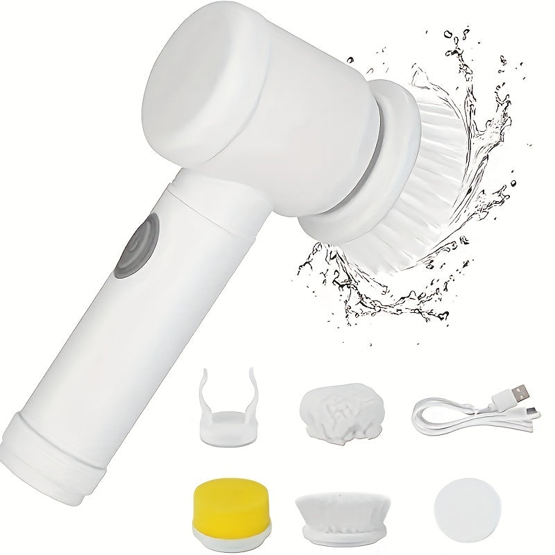 Kinetic-Spin Cordless Rechargeable Cleaning-Brush