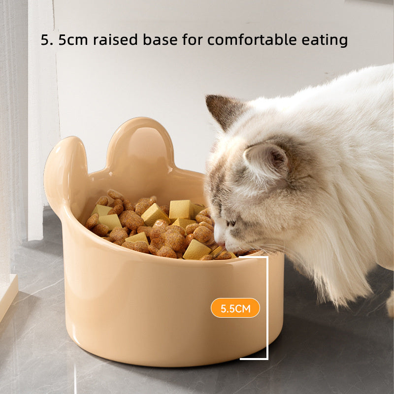 Soft-Tone Bear Sculpted Dining Basin