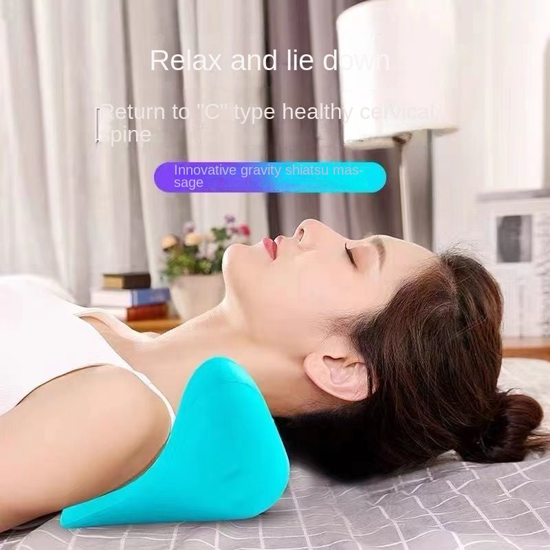 Nekwervelmassagekussen Zwaartekracht Acupressuur Nekmassager Nekwervelkussen Nek-schoudermassagekussen Thuistractiecorrector