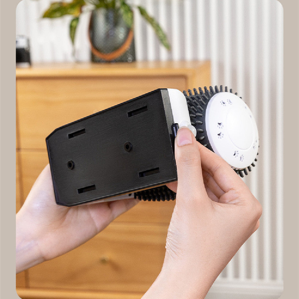 Silhouette-Corner Automatic Self-Grooming Scratcher